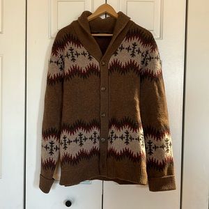 Pendleton Fairisle cardigan 100% wool